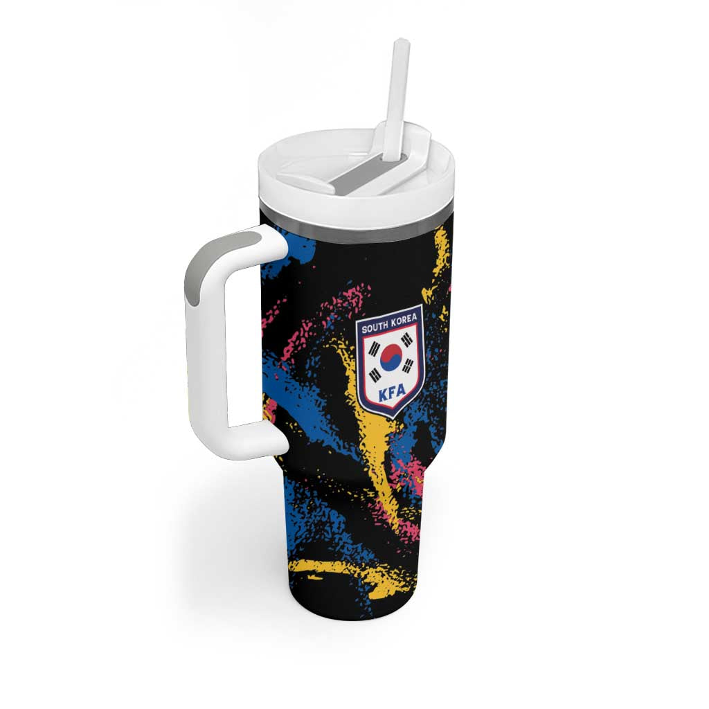 Custom Football South Korea WC26 Tumbler With Handle Taegeuk Warriors Retro 2022