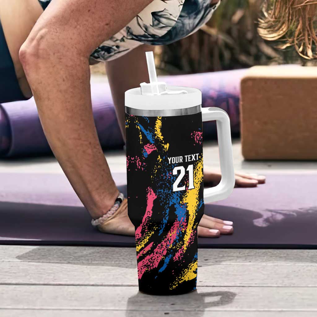 Custom Football South Korea WC26 Tumbler With Handle Taegeuk Warriors Retro 2022