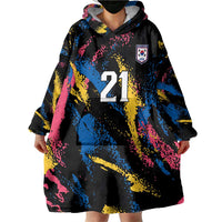 Custom Football South Korea WC26 Wearable Blanket Hoodie Taegeuk Warriors Retro 2022