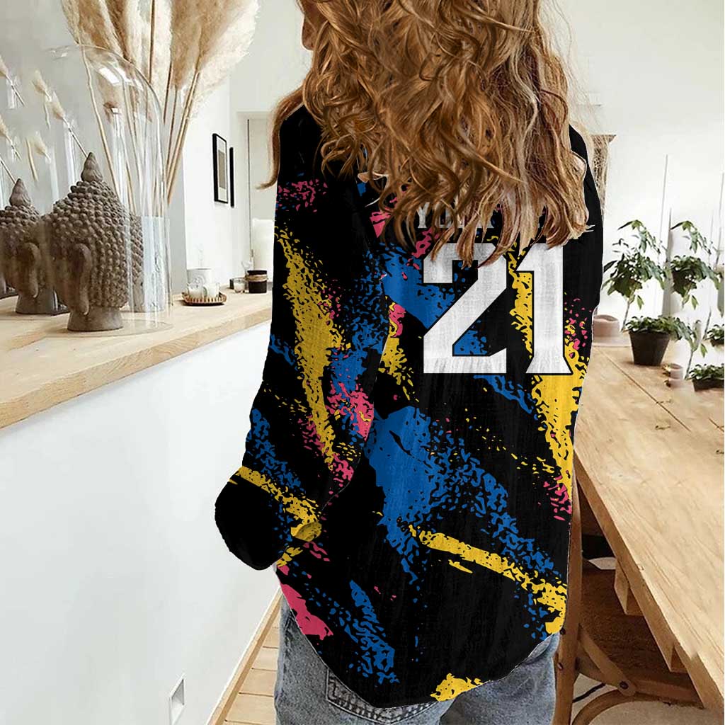 Custom Football South Korea WC26 Women Casual Shirt Taegeuk Warriors Retro 2022