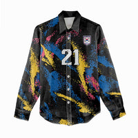 Custom Football South Korea WC26 Women Casual Shirt Taegeuk Warriors Retro 2022