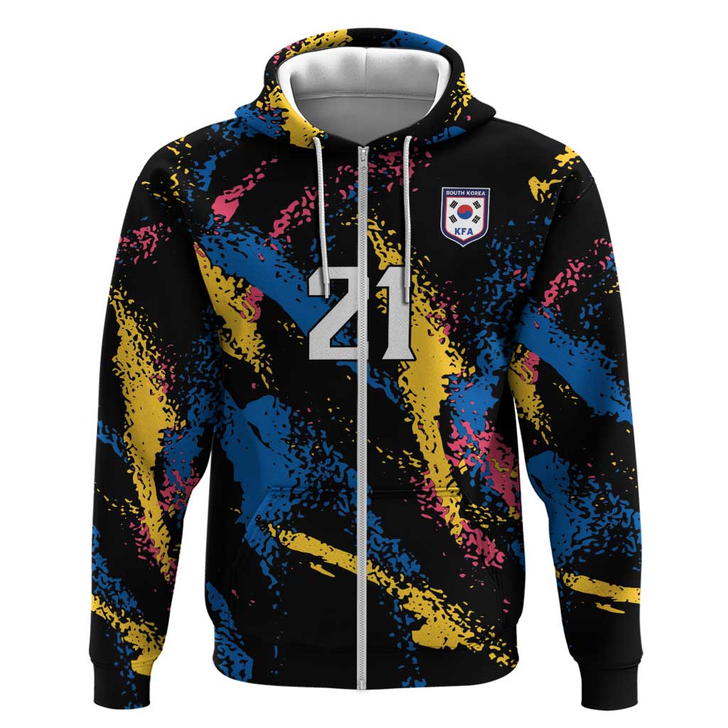 Custom Football South Korea WC26 Zip Hoodie Taegeuk Warriors Retro 2022