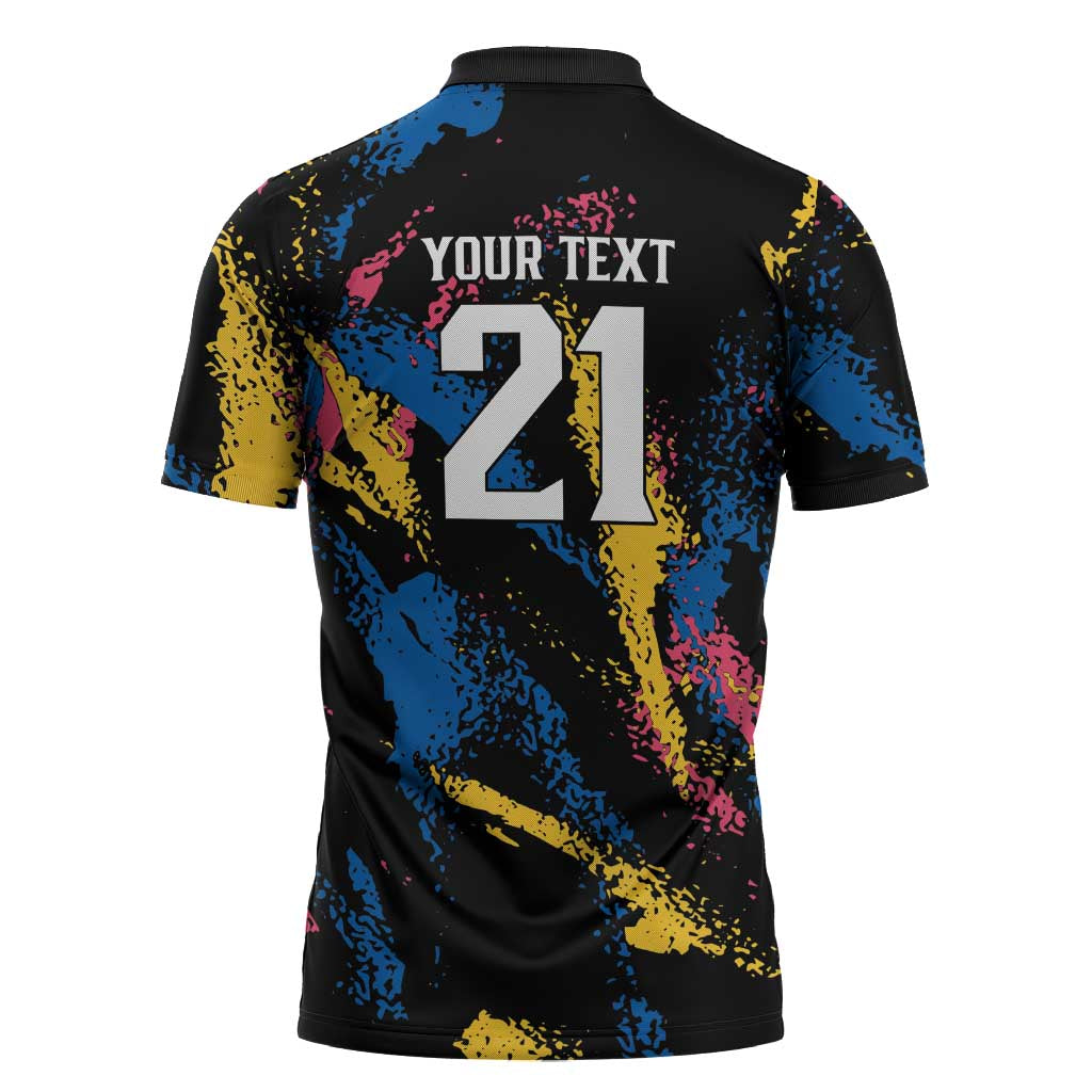 Custom Football South Korea WC26 Zipper Polo Shirt Taegeuk Warriors Retro 2022