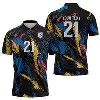 Custom Football South Korea WC26 Zipper Polo Shirt Taegeuk Warriors Retro 2022