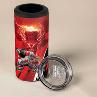 Canada Ice Hockey Champions Personalized 4 in 1 Can Cooler Tumbler Proud Member of the Eh Team