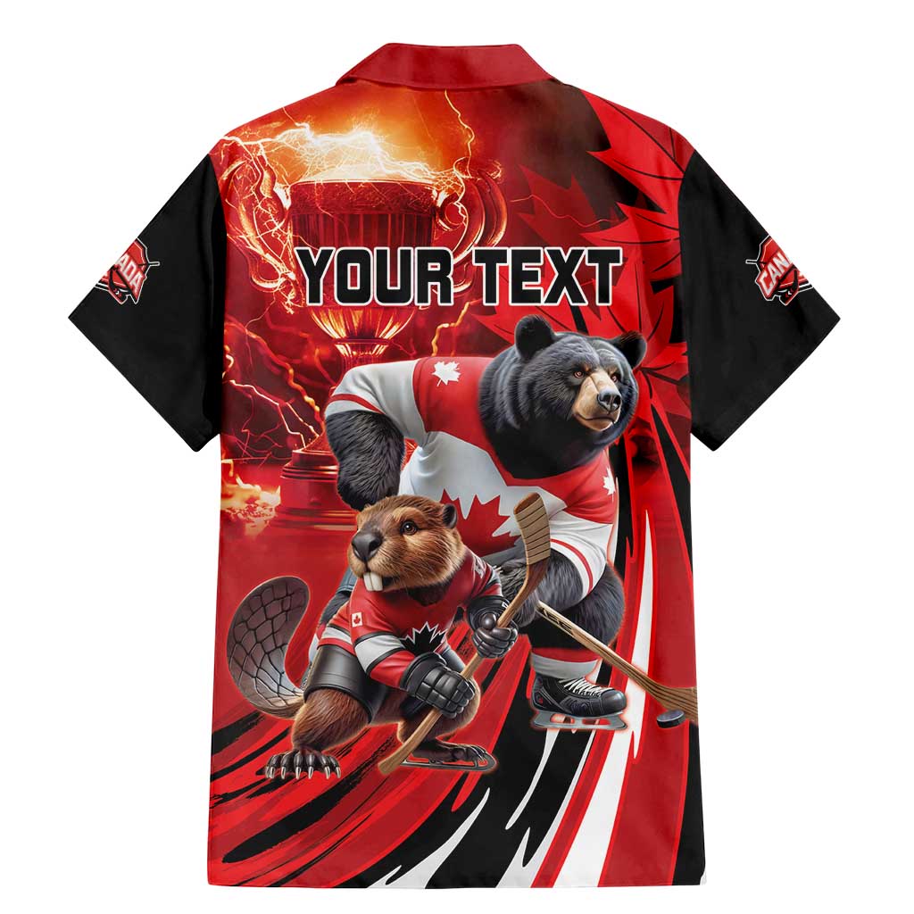 Canada Ice Hockey Champions Personalized Family Matching Mermaid Dress and Hawaiian Shirt Proud Member of the Eh Team