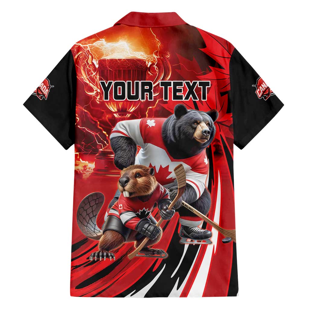 Canada Ice Hockey Champions Personalized Family Matching Puletasi and Hawaiian Shirt Proud Member of the Eh Team