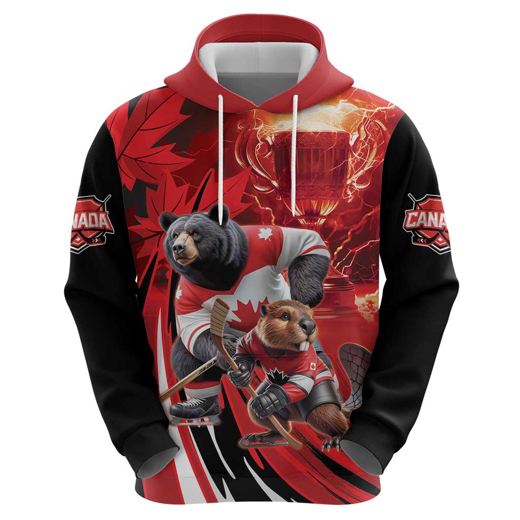 Canada Ice Hockey Champions Personalized Hoodie Proud Member of the Eh Team