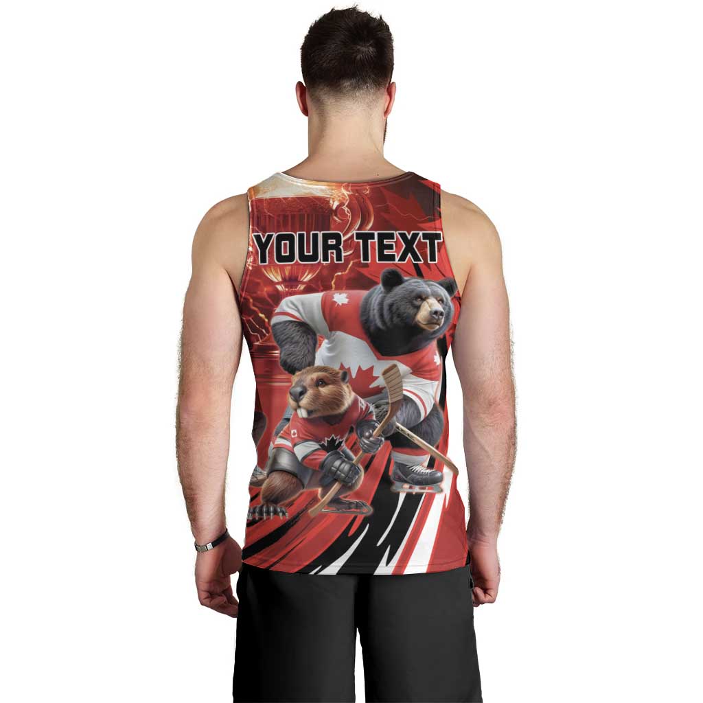 Canada Ice Hockey Champions Personalized Men Tank Top Proud Member of the Eh Team
