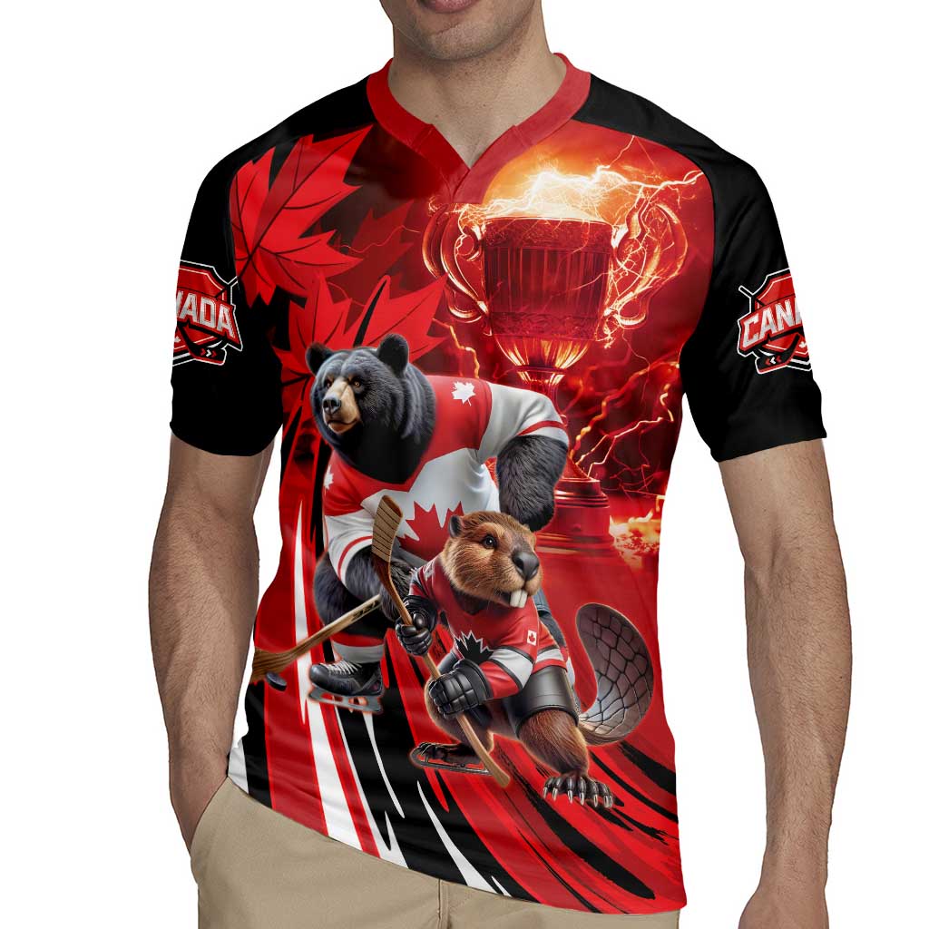 Canada Ice Hockey Champions Personalized Rugby Jersey Proud Member of the Eh Team
