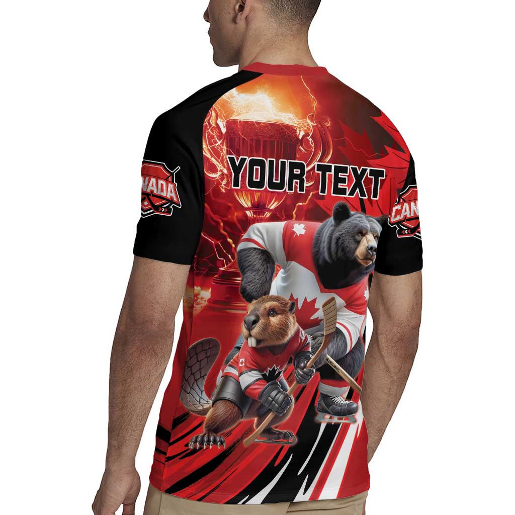 Canada Ice Hockey Champions Personalized Rugby Jersey Proud Member of the Eh Team