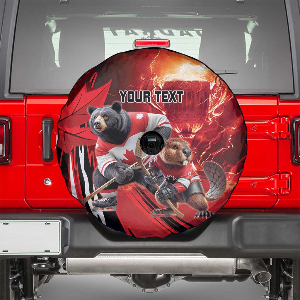 Canada Ice Hockey Champions Personalized Spare Tire Cover Proud Member of the Eh Team