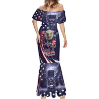 United States Ice Hockey Champions Personalized Mermaid Dress Lets Go Boy USA Goal