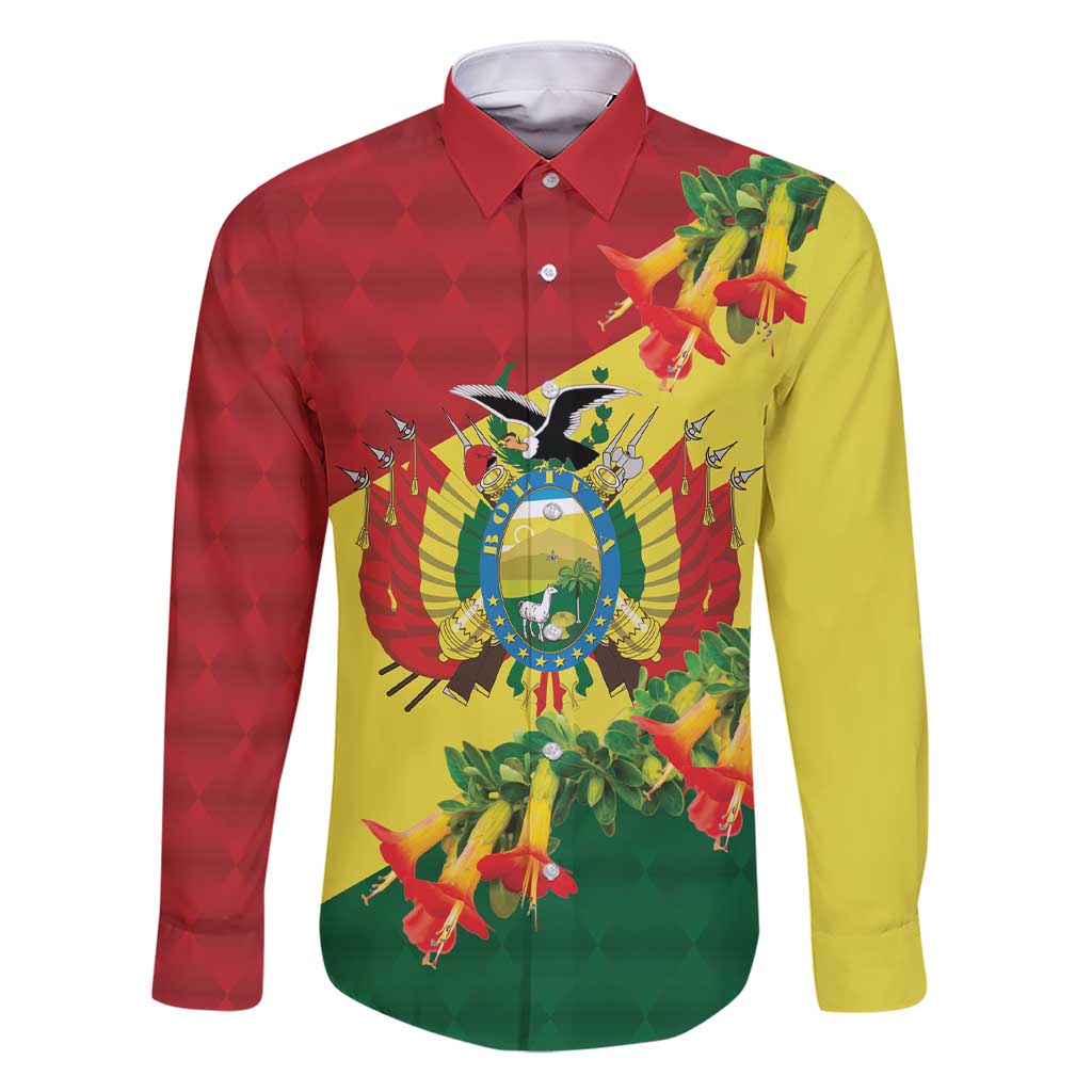 Bolivia Andean Condor Kantuta Flowers Family Matching Short Sleeve Bodycon Dress and Hawaiian Shirt