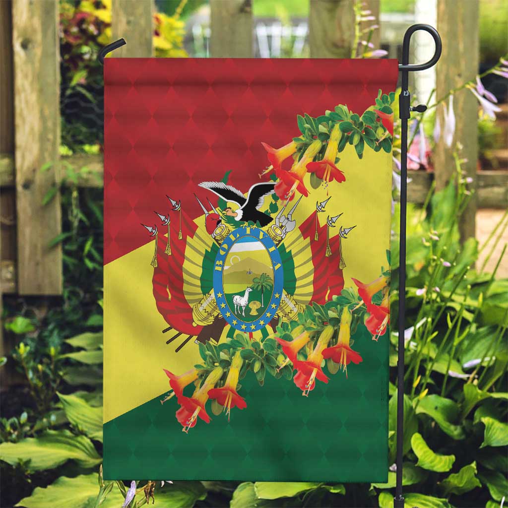 Bolivia Andean Condor Kantuta Flowers Garden Flag LT9