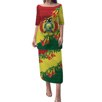 Bolivia Andean Condor Kantuta Flowers Puletasi