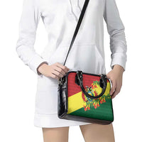 Bolivia Andean Condor Kantuta Flowers Shoulder Handbag LT9
