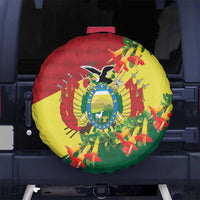 Bolivia Andean Condor Kantuta Flowers Spare Tire Cover LT9