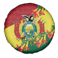 Bolivia Andean Condor Kantuta Flowers Spare Tire Cover