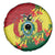 Bolivia Andean Condor Kantuta Flowers Spare Tire Cover
