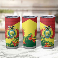 Bolivia Andean Condor Kantuta Flowers Tumbler Cup