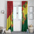Bolivia Andean Condor Kantuta Flowers Window Curtain