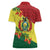 Bolivia Andean Condor Kantuta Flowers Women Polo Shirt