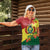 Bolivia Andean Condor Kantuta Flowers Women Polo Shirt