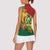 Bolivia Andean Condor Kantuta Flowers Women Sleeveless Polo Shirt