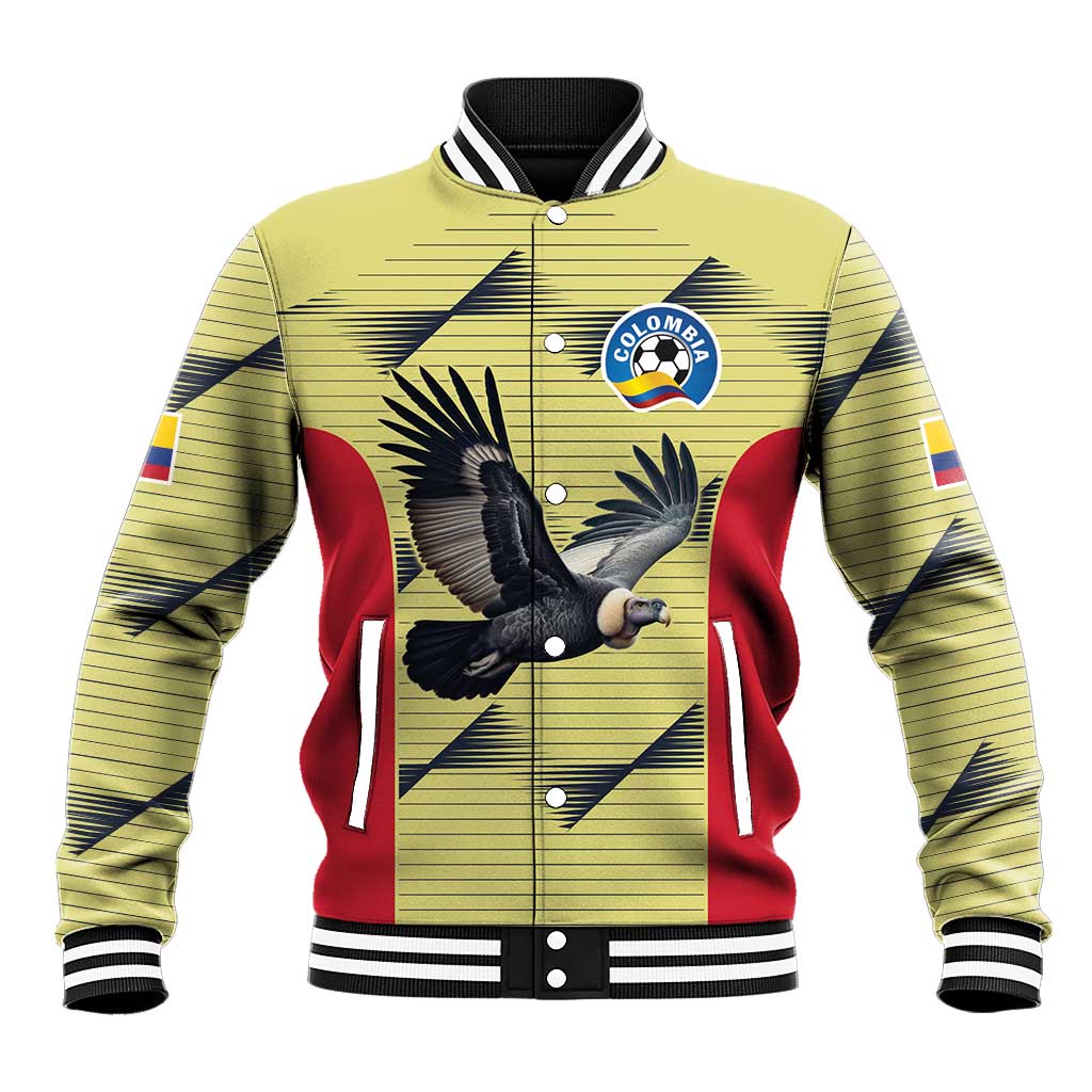 Colombia Football Custom Baseball Jacket Los Cafeteros Andean Condor