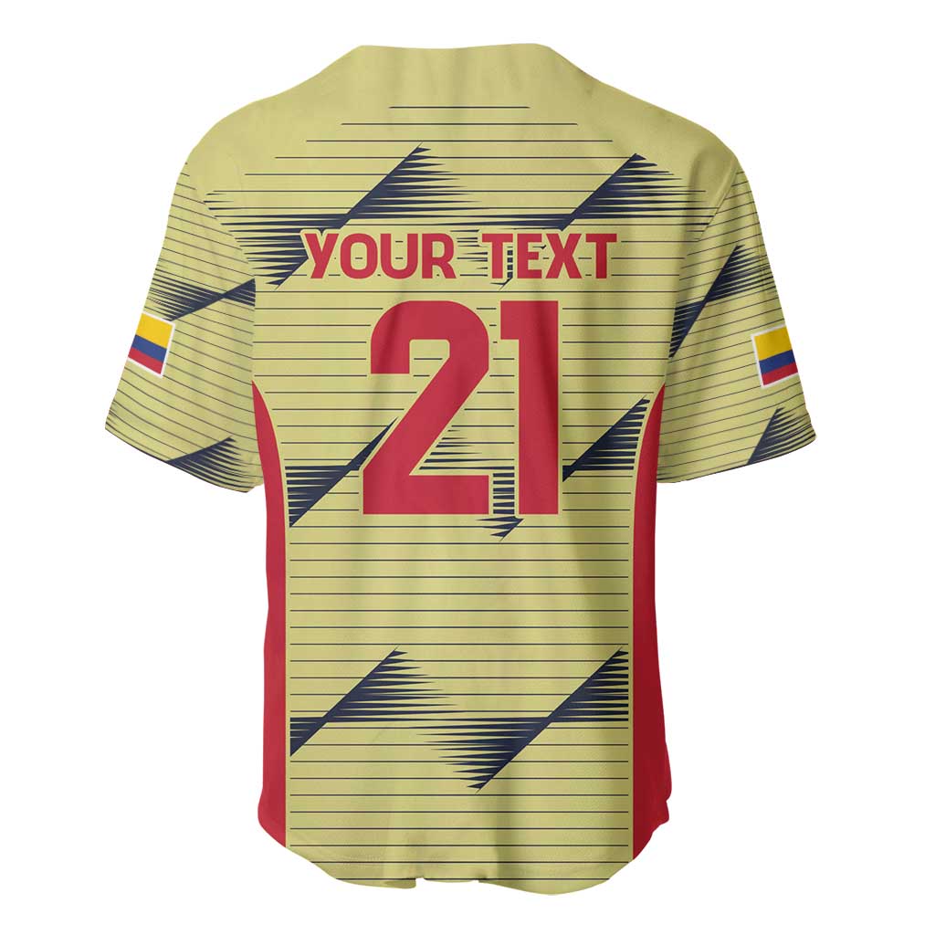 Colombia Football Custom Baseball Jersey Los Cafeteros Andean Condor