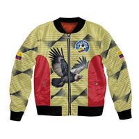 Colombia Football Custom Bomber Jacket Los Cafeteros Andean Condor