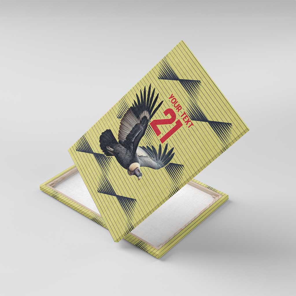 Colombia Football Custom Canvas Wall Art Los Cafeteros Andean Condor LT9