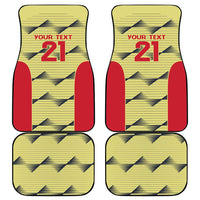 Colombia Football Custom Car Mats Los Cafeteros Andean Condor