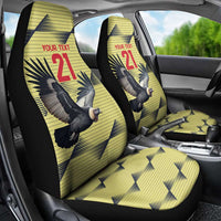 Colombia Football Custom Car Seat Cover Los Cafeteros Andean Condor LT9