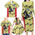 Colombia Football Custom Family Matching Long Sleeve Bodycon Dress and Hawaiian Shirt Los Cafeteros Andean Condor