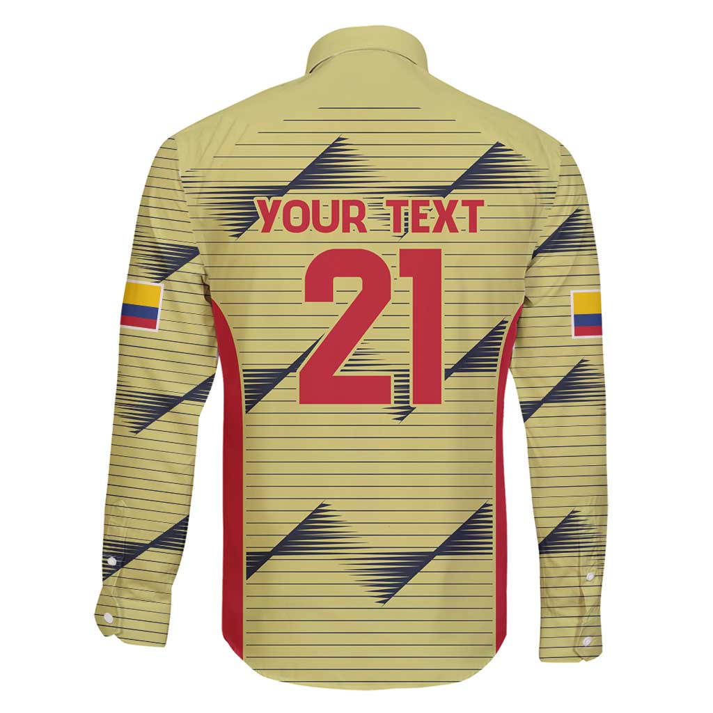 Colombia Football Custom Family Matching Long Sleeve Bodycon Dress and Hawaiian Shirt Los Cafeteros Andean Condor