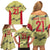 Colombia Football Custom Family Matching Off Shoulder Short Dress and Hawaiian Shirt Los Cafeteros Andean Condor