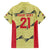 Colombia Football Custom Family Matching Off Shoulder Short Dress and Hawaiian Shirt Los Cafeteros Andean Condor