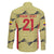 Colombia Football Custom Family Matching Off Shoulder Short Dress and Hawaiian Shirt Los Cafeteros Andean Condor