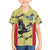 Colombia Football Custom Family Matching Off Shoulder Short Dress and Hawaiian Shirt Los Cafeteros Andean Condor