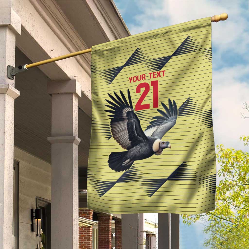 Colombia Football Custom Garden Flag Los Cafeteros Andean Condor LT9