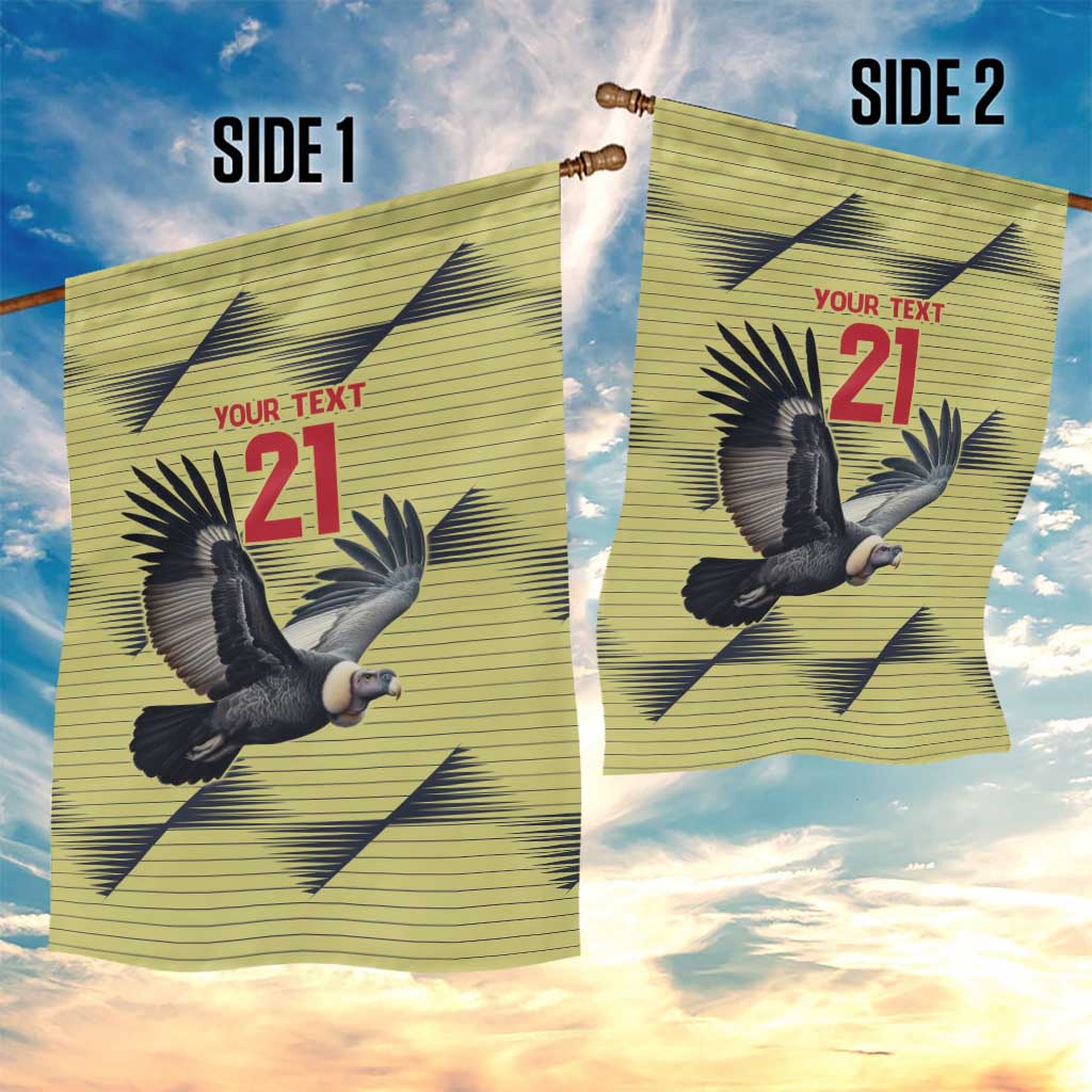 Colombia Football Custom Garden Flag Los Cafeteros Andean Condor LT9