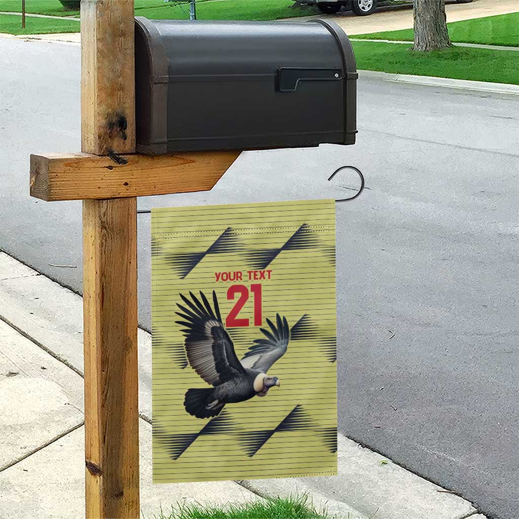 Colombia Football Custom Garden Flag Los Cafeteros Andean Condor LT9