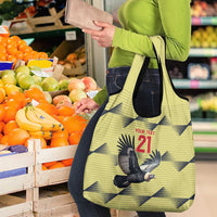 Colombia Football Custom Grocery Bag Los Cafeteros Andean Condor