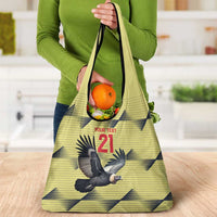 Colombia Football Custom Grocery Bag Los Cafeteros Andean Condor