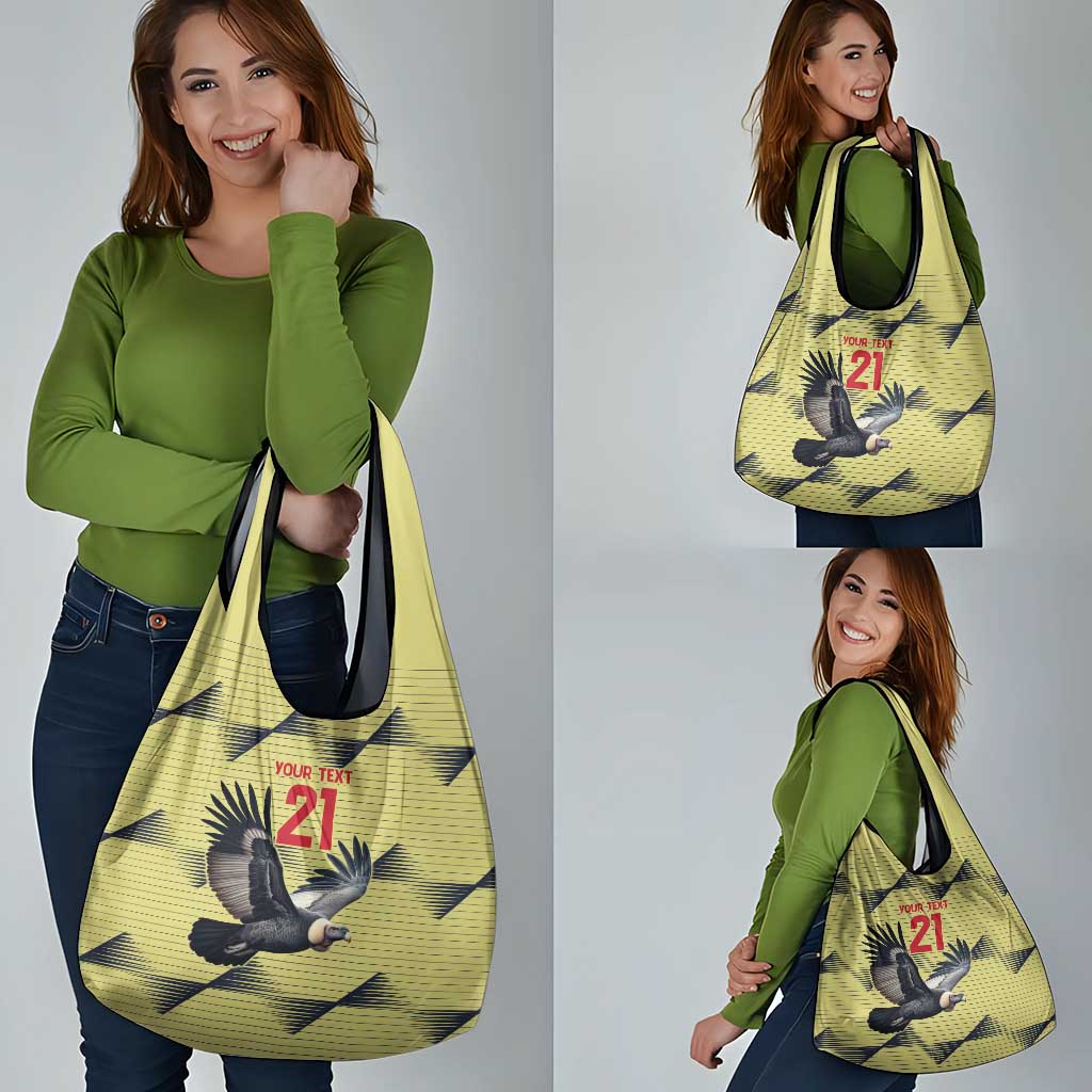 Colombia Football Custom Grocery Bag Los Cafeteros Andean Condor LT9