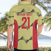 Colombia Football Custom Hawaiian Shirt Los Cafeteros Andean Condor