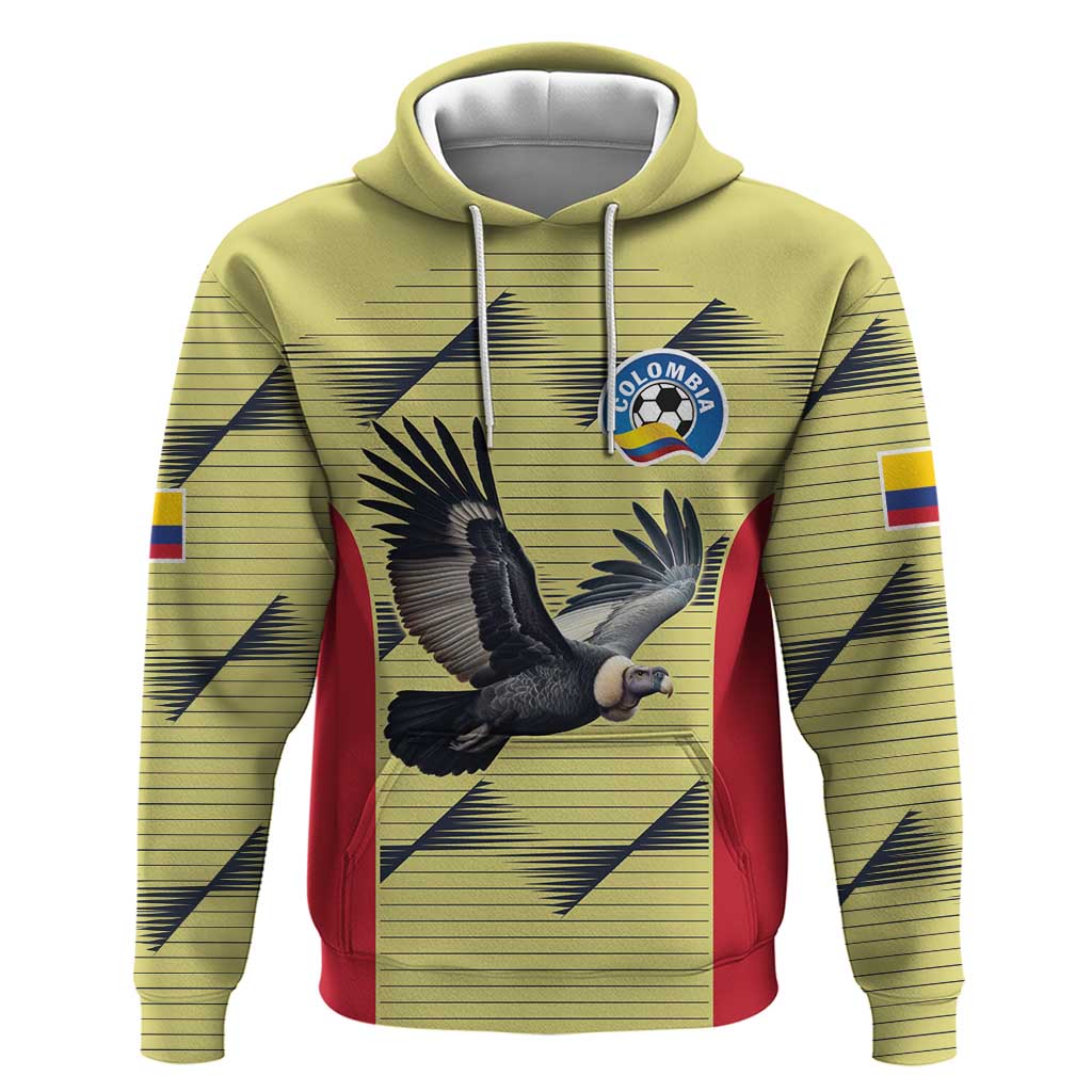 Colombia Football Custom Hoodie Los Cafeteros Andean Condor