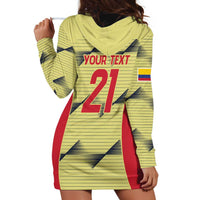 Colombia Football Custom Hoodie Dress Los Cafeteros Andean Condor